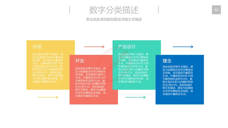 带团队介绍的商务工作计划总结PPT演示模板