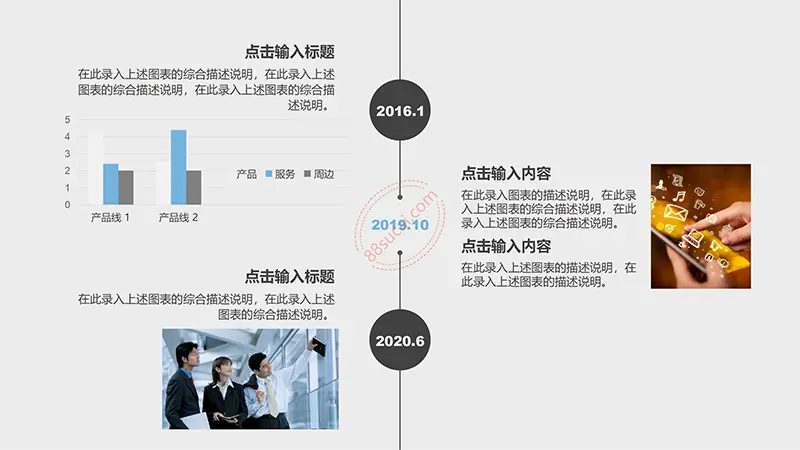 电子商务总结汇报类PPT模板ppt免费下载