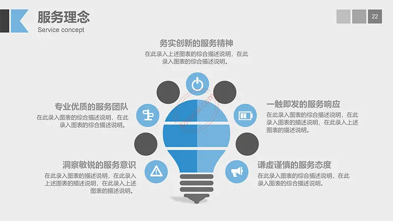 电子商务总结汇报类PPT模板ppt免费下载