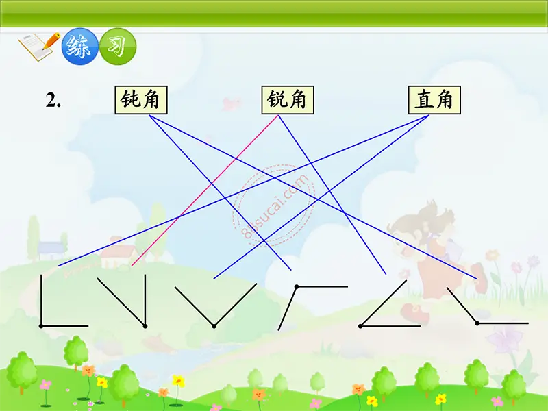 绿色系列图形与变换课题数学PPT模板PPT下载